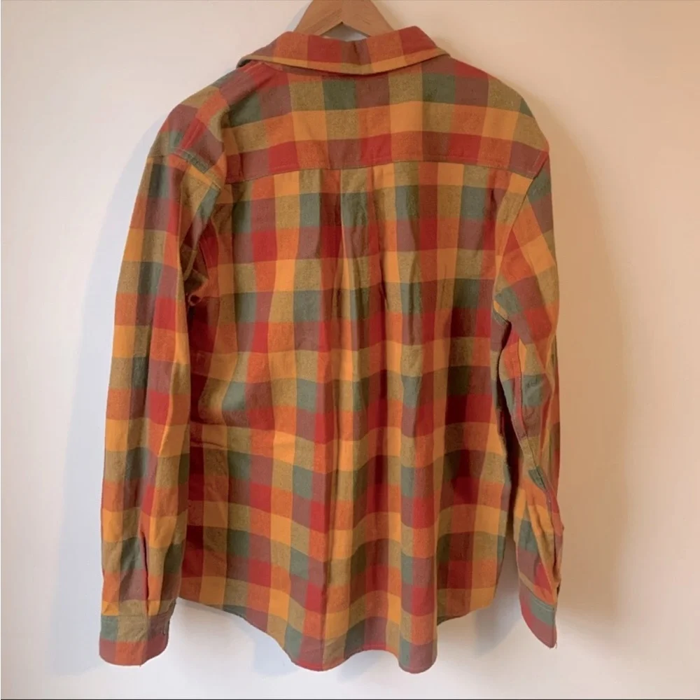Smith’s Workwear Men’s Heavy Duty Flannel Shirt Sz Large - Picture 6 of 10